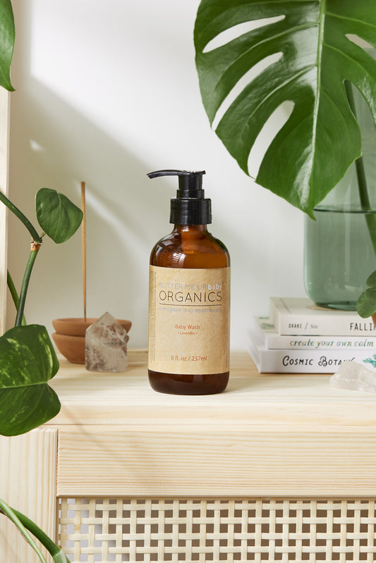Gentle Lavender Baby Bath Wash – Organic Castile Soap Cleanser (8oz)