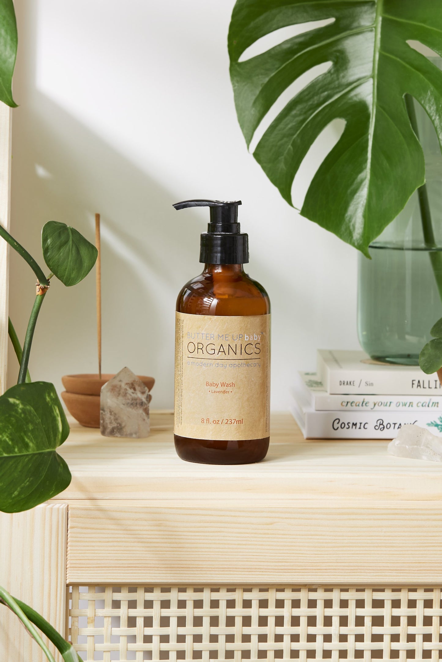 Gentle Lavender Baby Bath Wash – Organic Castile Soap Cleanser (8oz)