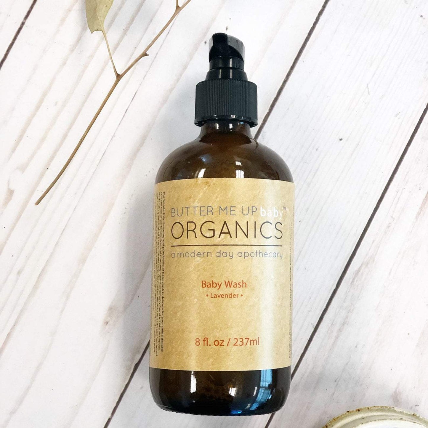 Gentle Lavender Baby Bath Wash – Organic Castile Soap Cleanser (8oz)
